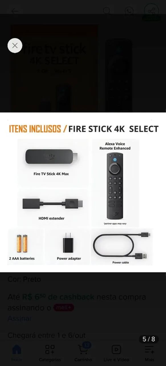 Fire stick 4k Select - Foto 3