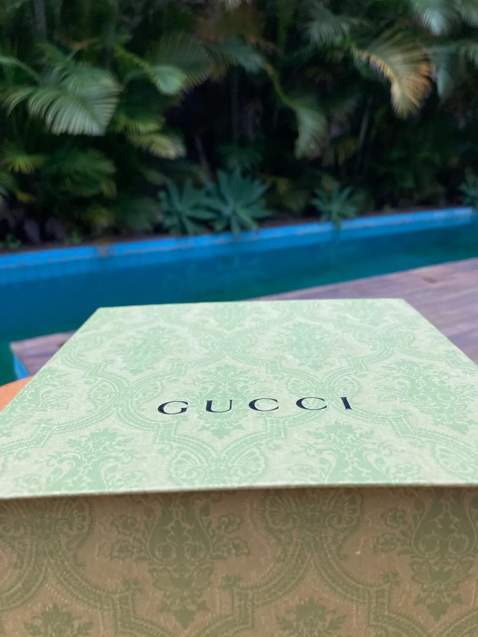 Cinto Gucci GG Double G Original Couro Preto Dourado - Foto 4