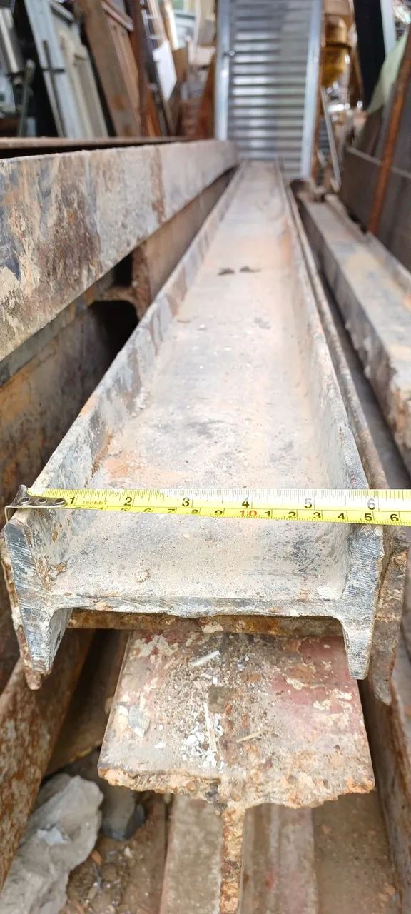 VIGA I DE FERRO 3,20MT COMPRIMENTO X 15CM LARGURA /// R$800,00