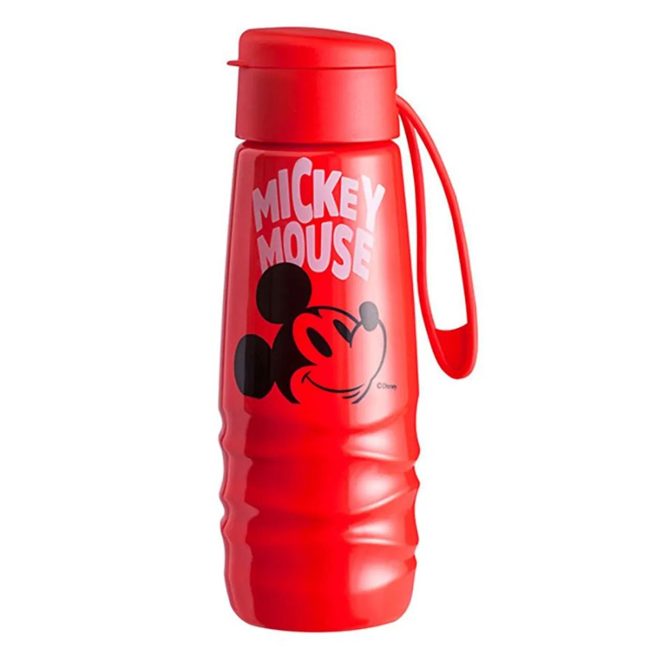 Garrafa de Água com Alça e estampa Disney Mickey 