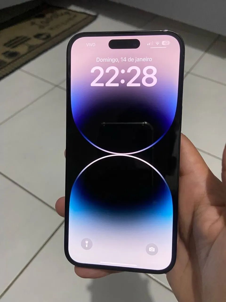 IPHONE 14 PRO MAX TROCO COM VOLTA - Foto 2