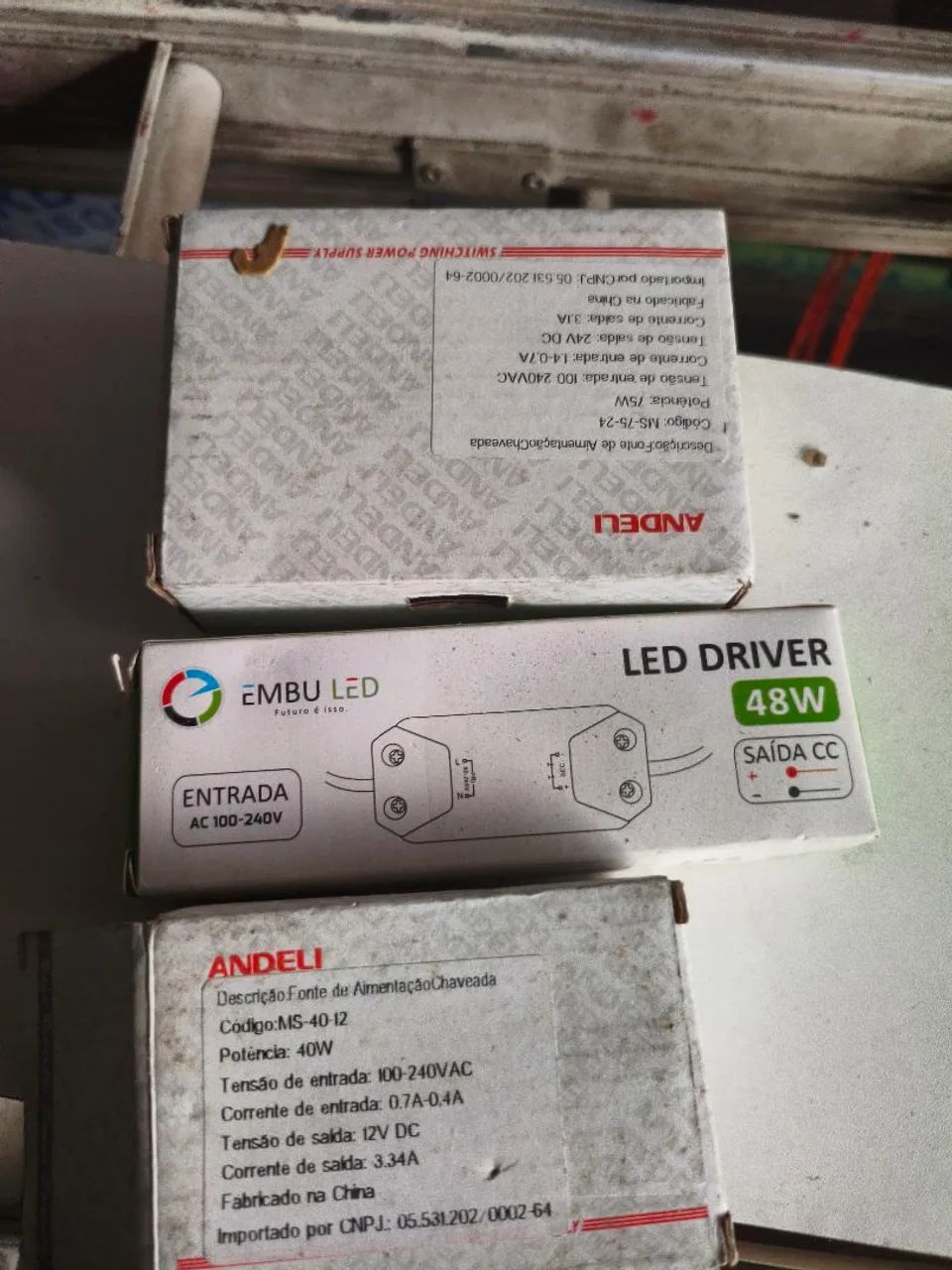 Fonte e driver pra lâmpada e fita de led - Foto 5