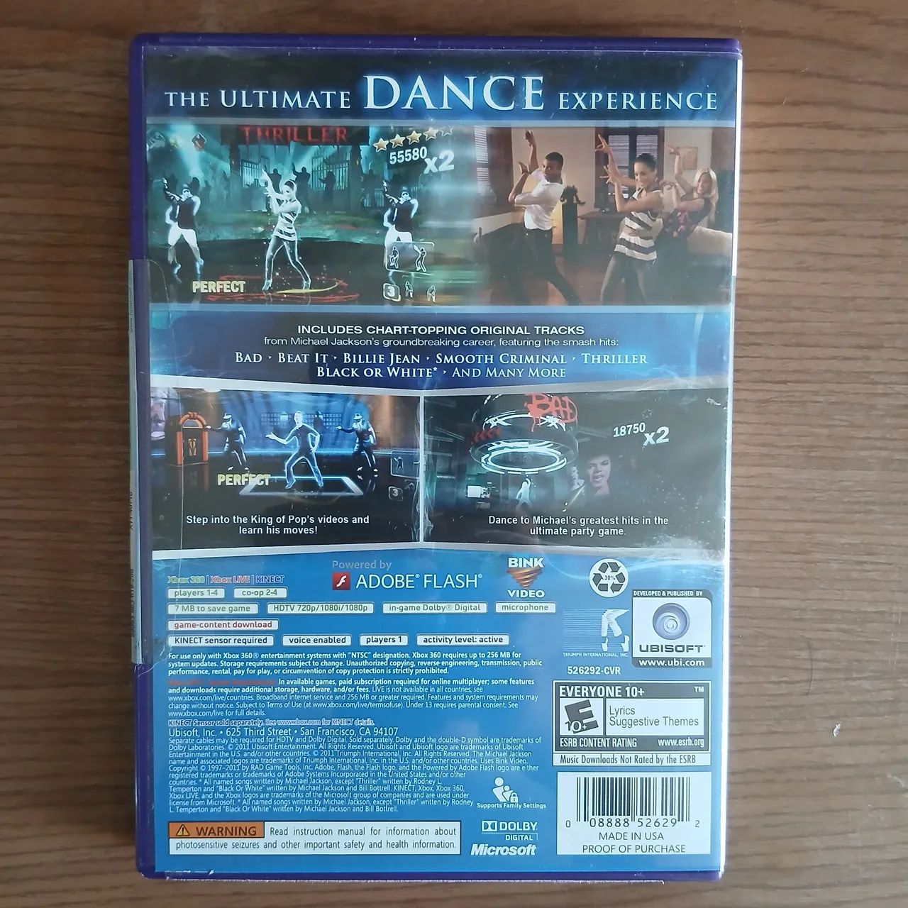 MICHAEL JACKSON THE EXPERIENCE XBOX 360 KINECT - Foto 2