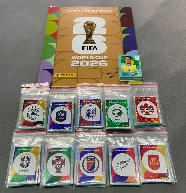 Álbum Copa 2026 - P/ colar - 99 % completo 