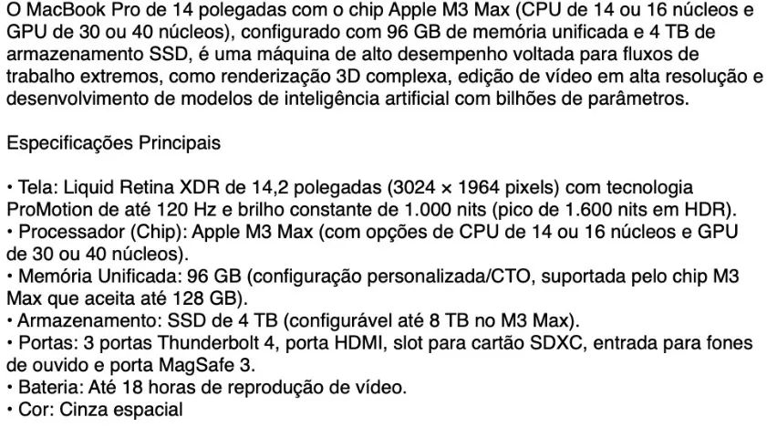 Macbook Pro M3 Max - Foto 2