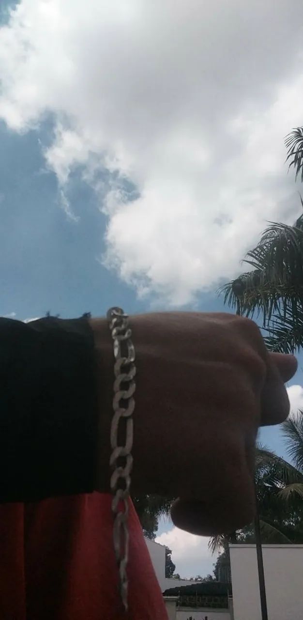 Kit prata pulseira e cordao - Foto 2