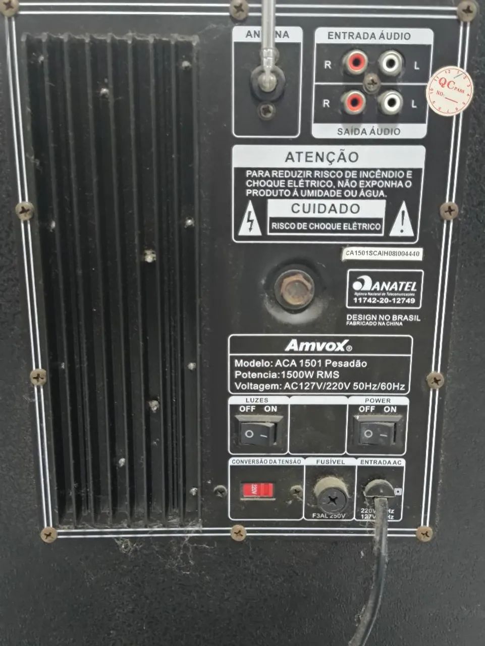 Caixa de Som Amvox Paredão  - Foto 3