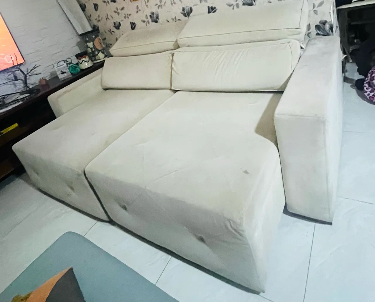 sofá retrátil e reclinável exelente qualidade  - Foto 3