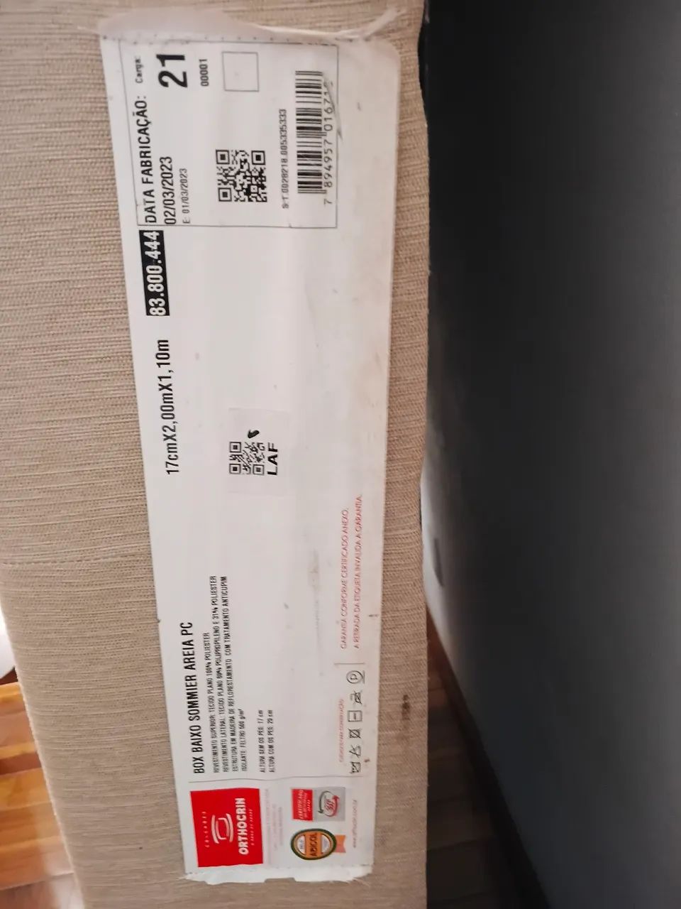 Vendo Colchão de Molas e Cama Box - Orthocrin - Foto 5