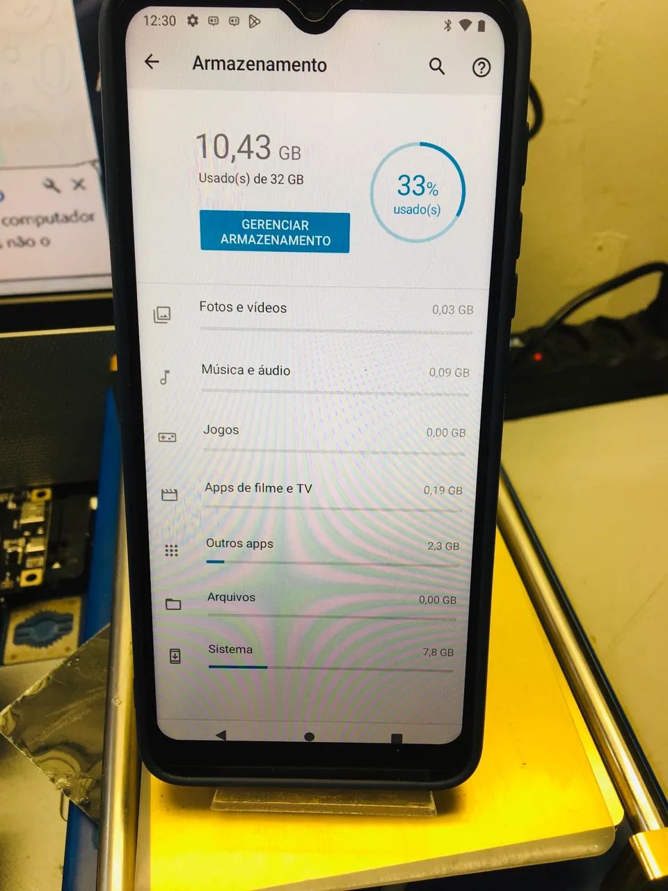 MOTO E20 32GB CINZA SEMI-NOVO - Foto 3