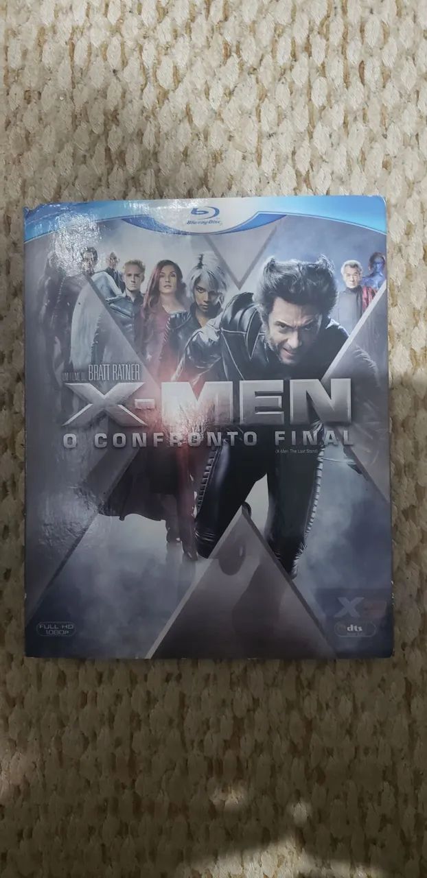 Trilogia X-Men 1,2, e 3 - 6 discos  bluray com luvas - Foto 4