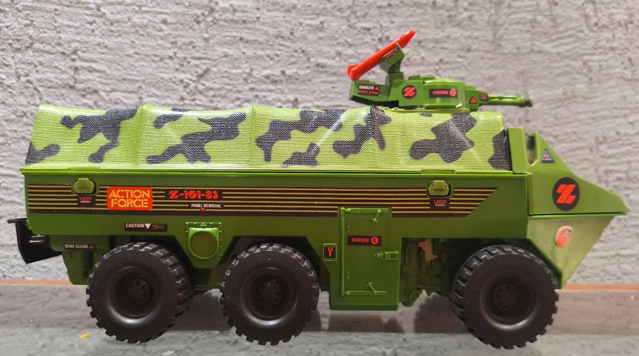 GI JOE/COMANDOS EM AÇÃO/ACTION FORCE Z/Z-Force Armoured ATC - Foto 4
