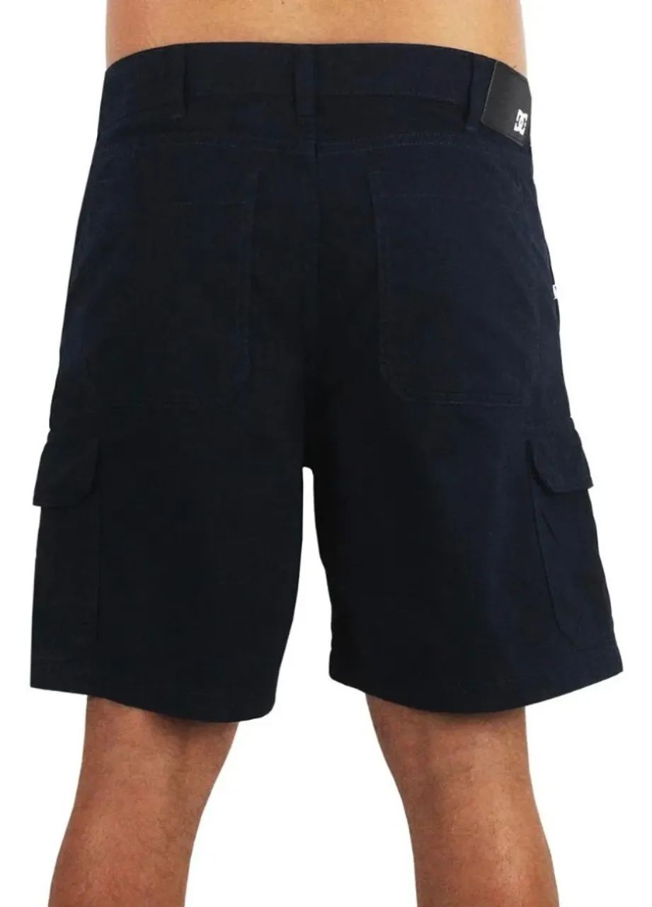 Bermuda DC Shoes Reta Worker Cargo Preta - Foto 3