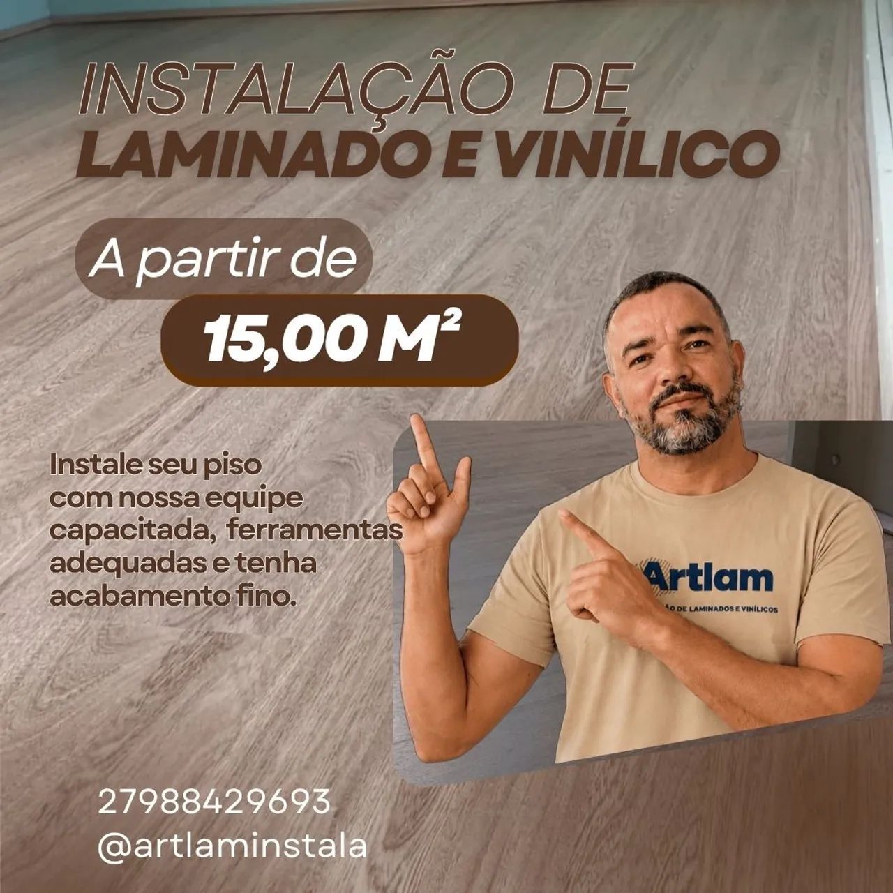 Instalação de Laminados e Vinílicos 
