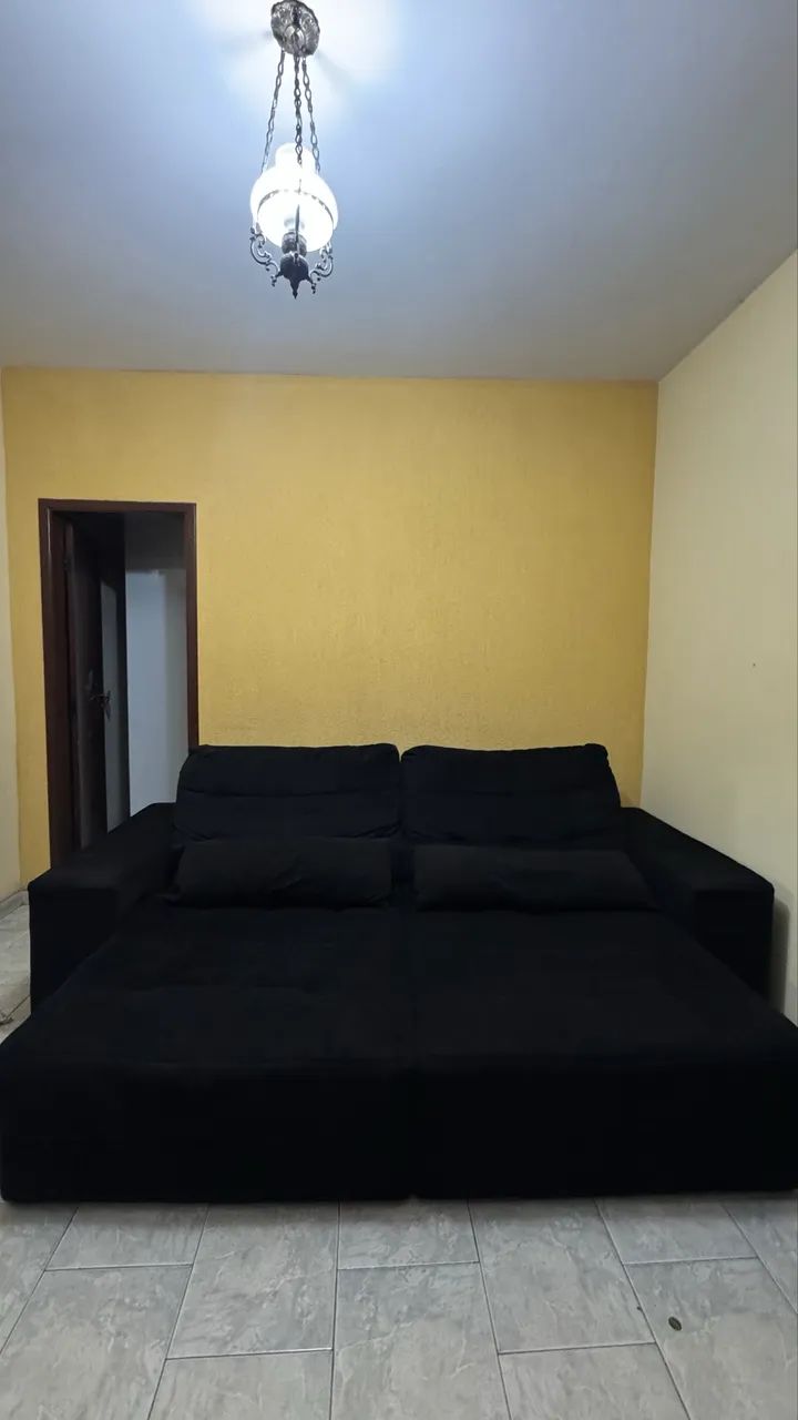 Sofá cama Preto Usado433926760343152640