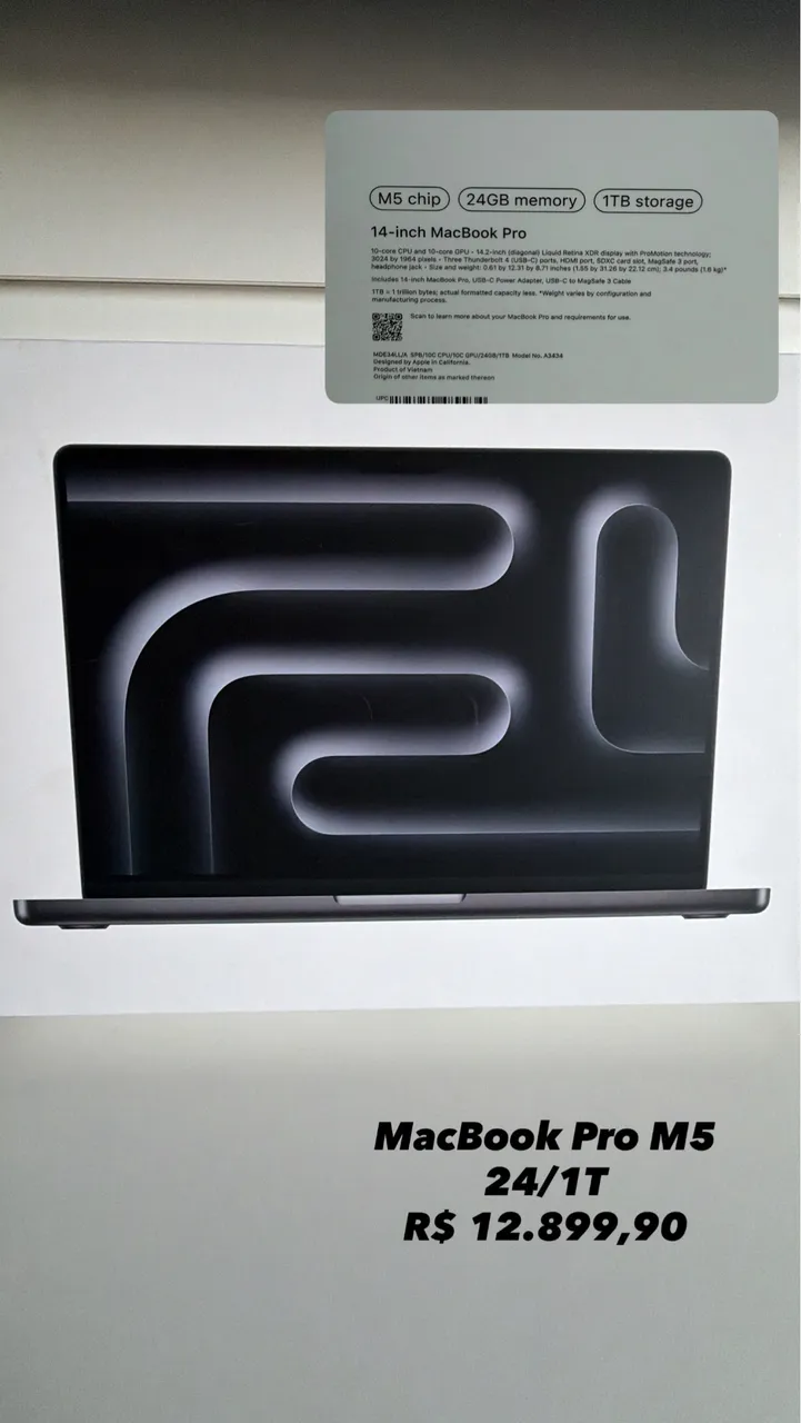 MacBook Pro M5 14? 16gb 512gb - Notebooks - Jardim Atlântico