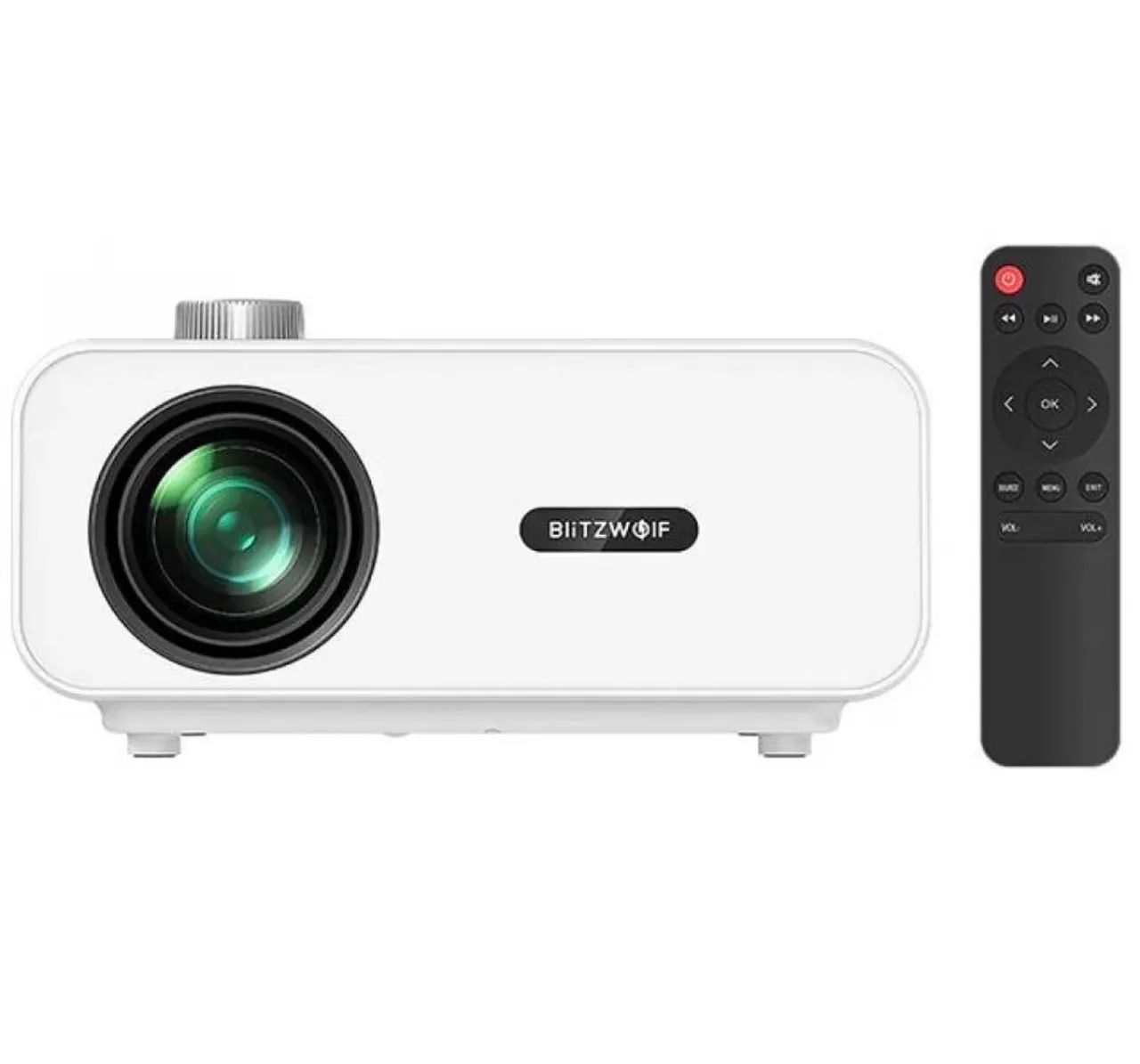 PROJETOR BLITZWOLF BW-V5 FULL HD + TELA + TRIPÉ - Foto 2