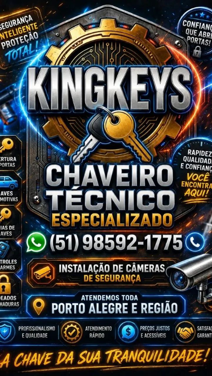 Chaveiro profissional 