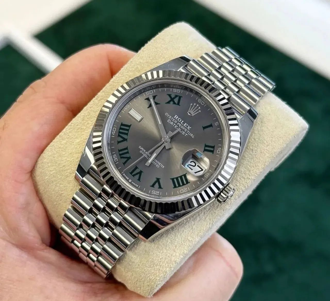 Rolex Datejust 41mm Automático linha Premium AAA+ aço 904L - Foto 2
