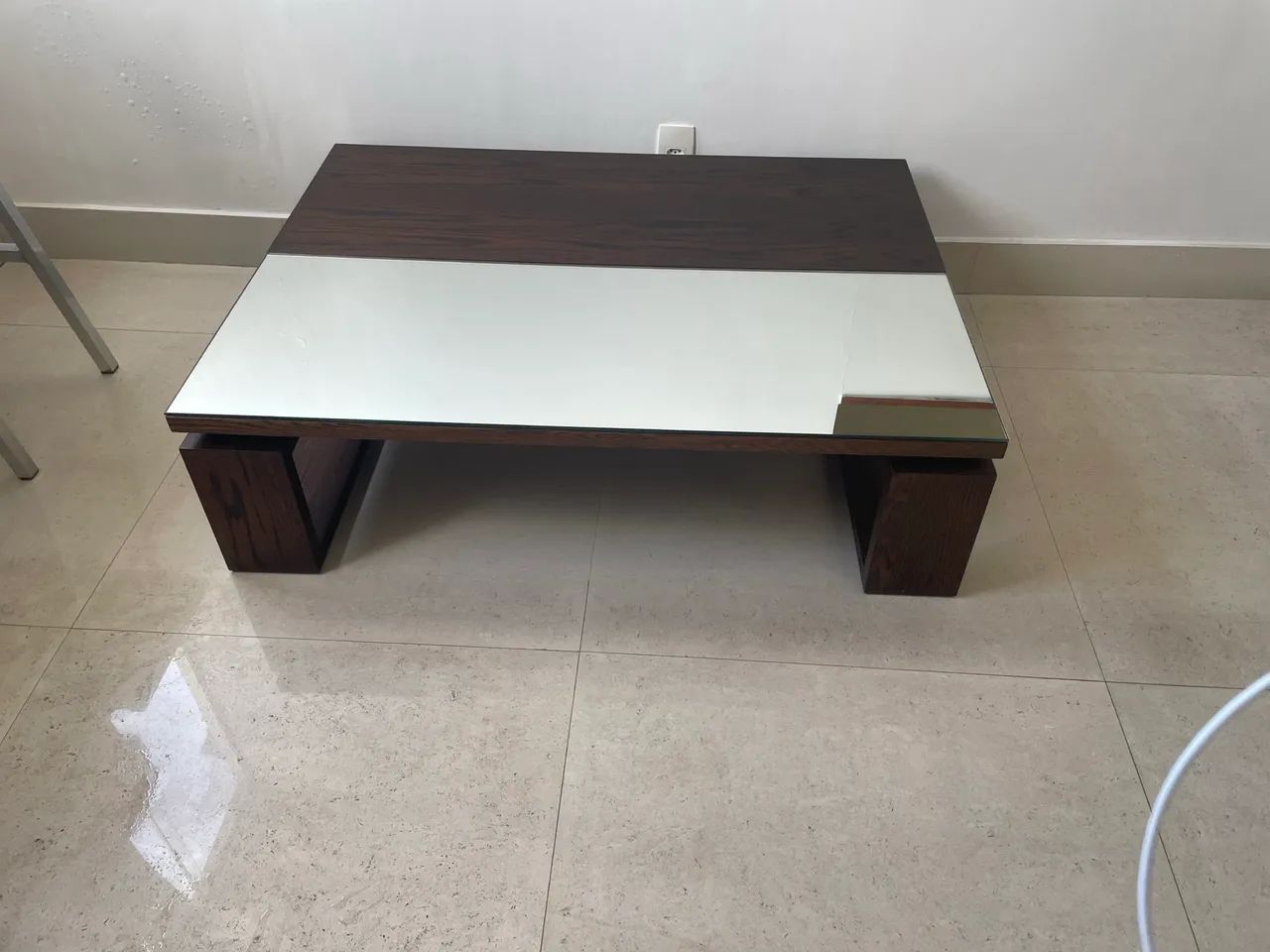 MESA DE CENTRO MADEIRA MACIÇA  - Foto 4