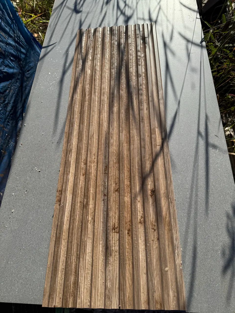 Portobello Canela Decor Porcelain Tile, Rippled Pattern, 30x90 cm