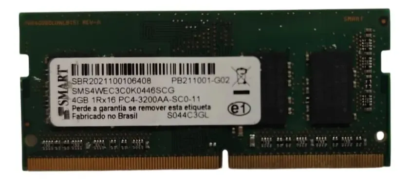 Kit 8GB (2x4GB) Memória Notebook DDR4 2666MHz SK Hynix - Testadas