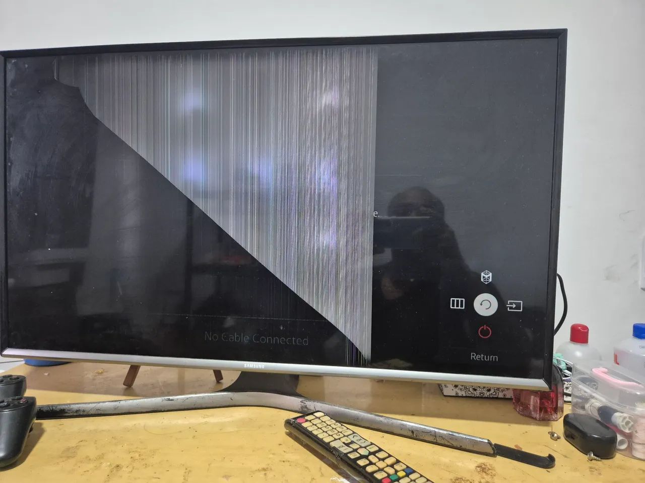 SmartTv Samsung tela com defeito
