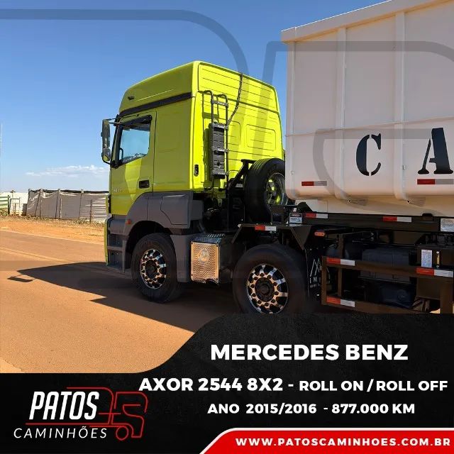 Mercedes Benz Axor 2544 8x2 Roll On / Roll Off 2015/2016 - Foto 10
