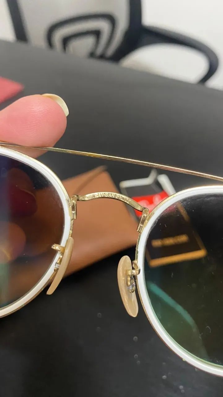 Óculos de sol Ray-ban espelhado - Foto 3