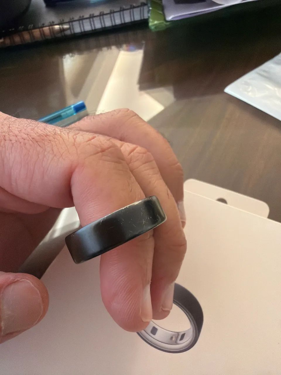 Oura ring 4 tamanho 14 black - Foto 4