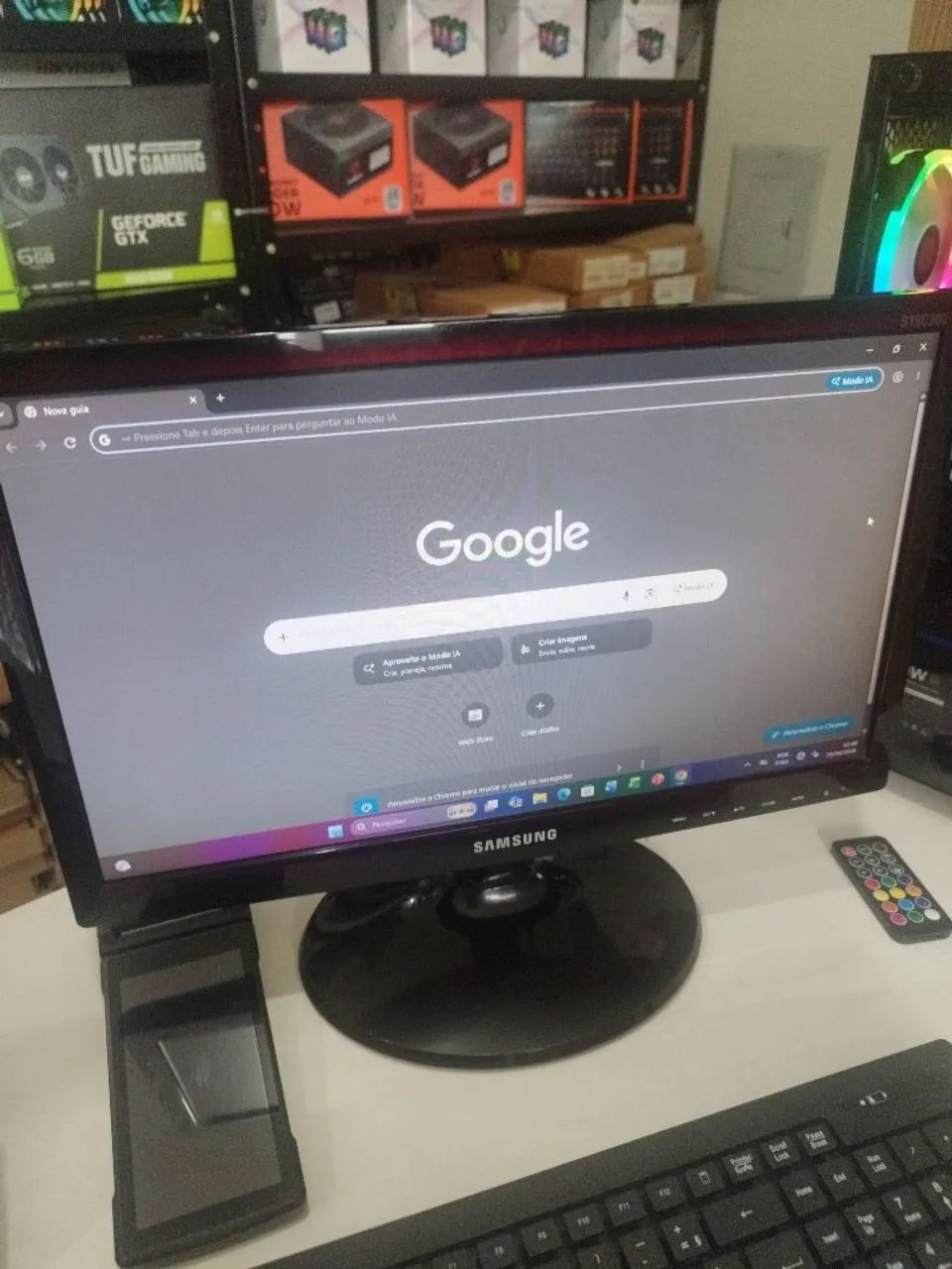 Monitor Samsung fonte externa 20 polegadas 
