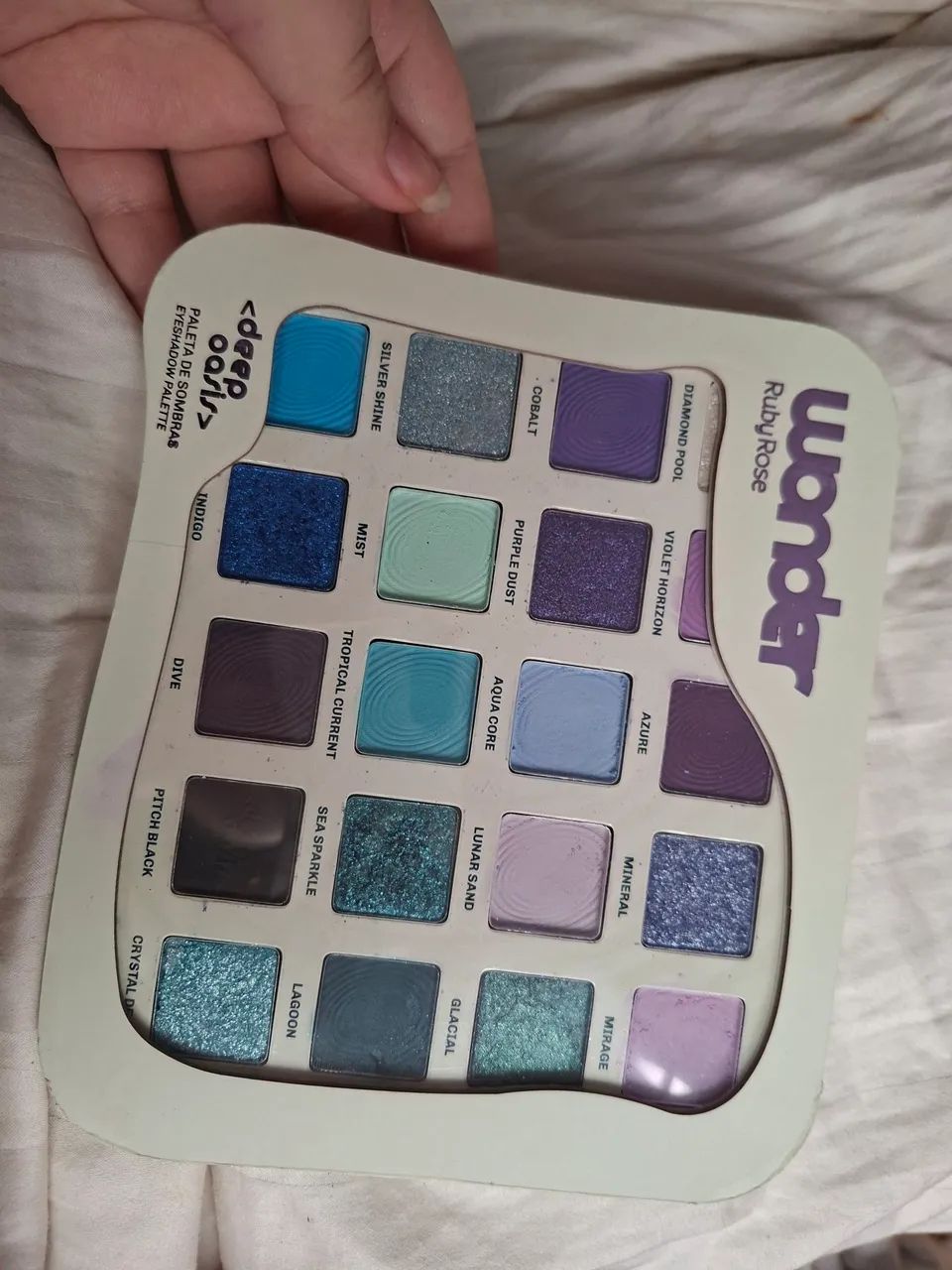 Paleta de sombras wonder deep oasis ruby rose - Foto 2