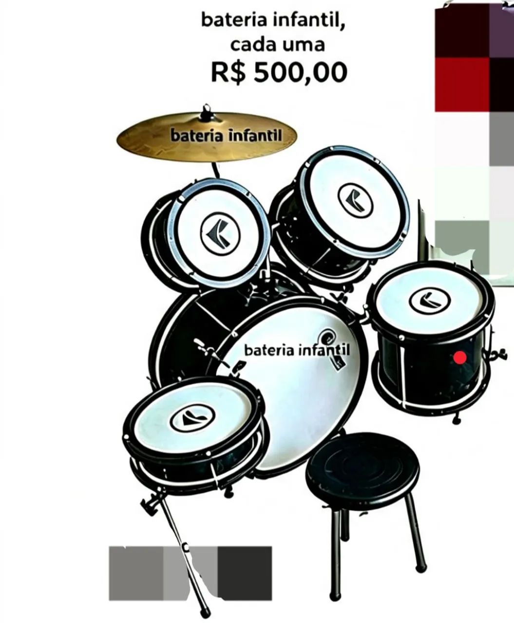 2 Baterias 2 Poltronas, Mesa 2 Cadeira  - Foto 2