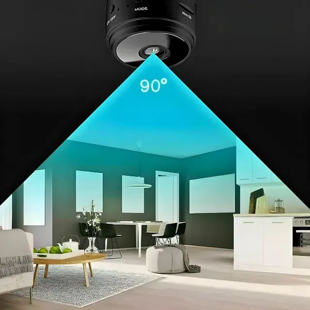Mini Câmera Espiã A9 Wifi com Sensor e Visão Noturna - Foto 5