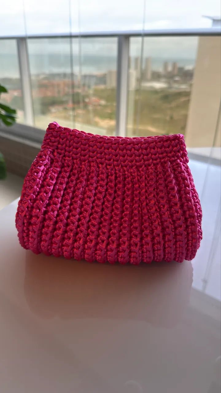 Bolsa de crochê (A pronta entrega) - Foto 4