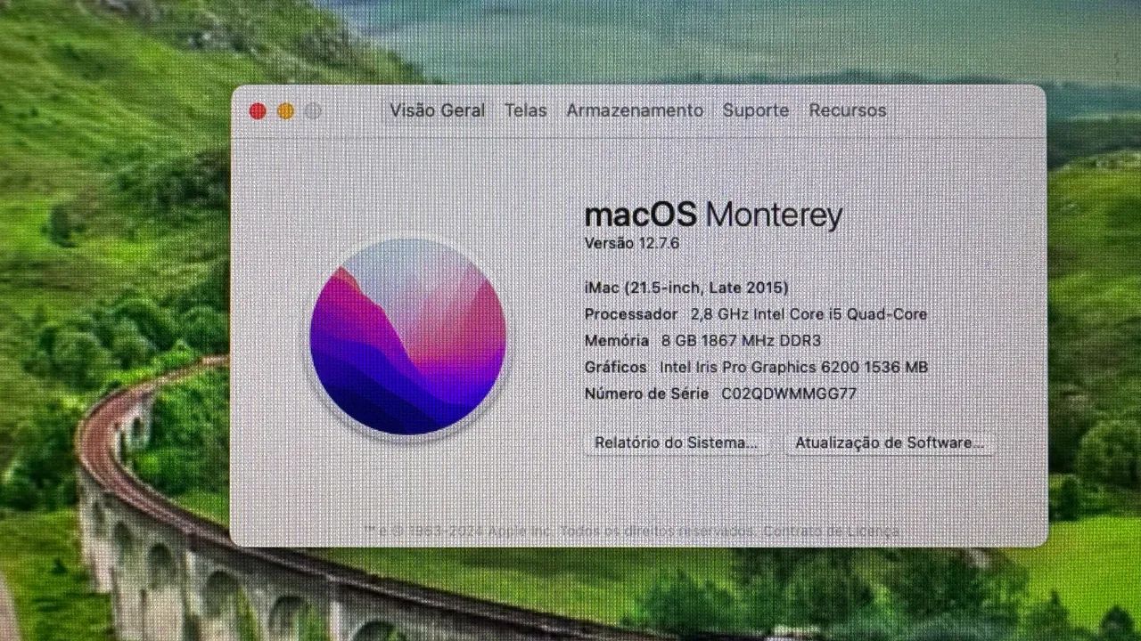 iMac Retina 4K 21,5 l Late 2015 | i5 | 8GB | SSD 480GB | Teclado