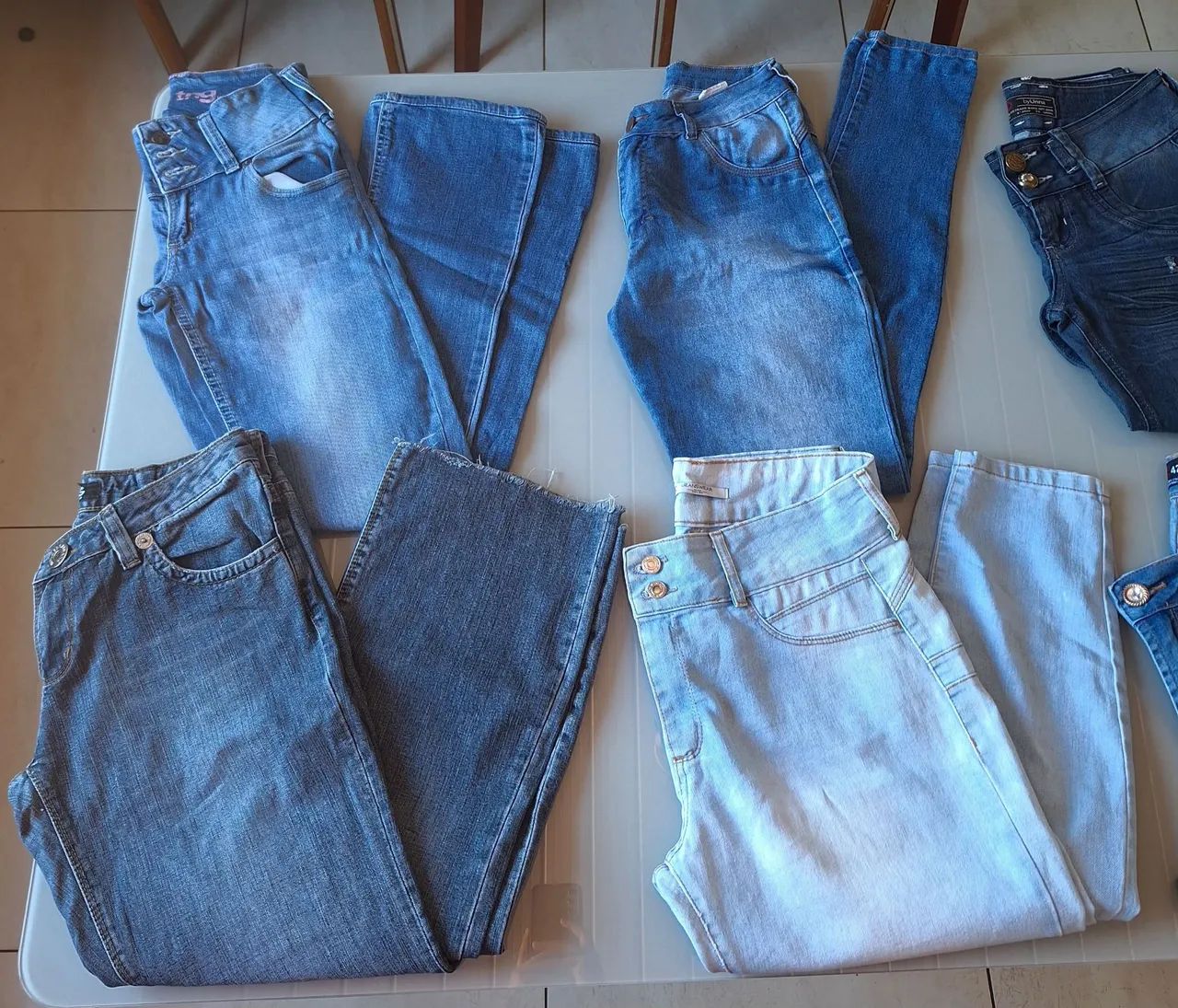 Calça jeans feminina  - Foto 2