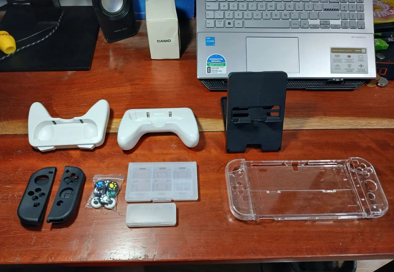 Kit Nintendo Switch com Acessórios, Suportes e Capas - Confira!