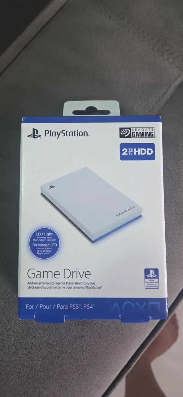 Hd externo Playstation 2TB PS5 e PS4 Novo! - Foto 3
