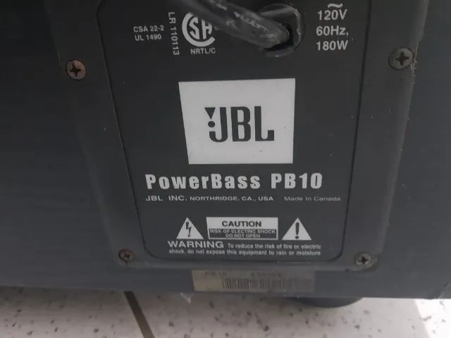 Subwoofer JBL - PB 10 - Foto 2