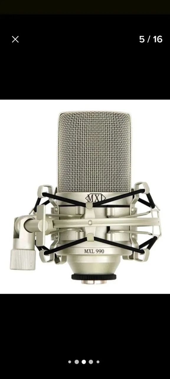 MICROFONE CONDESADOR MXL 990 NOVO - Foto 3