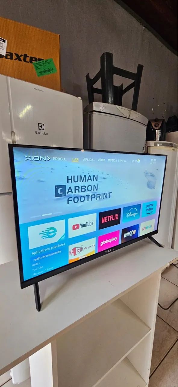TV smart 32 polegadas semi nova pe e controle! ?Entrego e passo cartão  - Foto 6