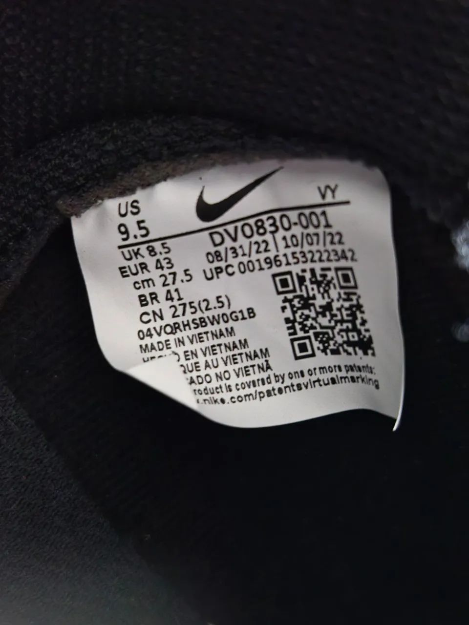 Tênis Nike Dunk Mid Off Noir White - Foto 5