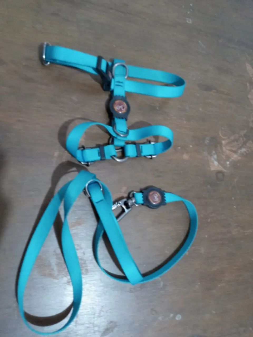 Lindo peitoral e guia para pets - Foto 2