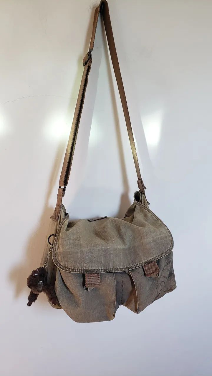 BOLSA KIPLING VERDE MILITAR 