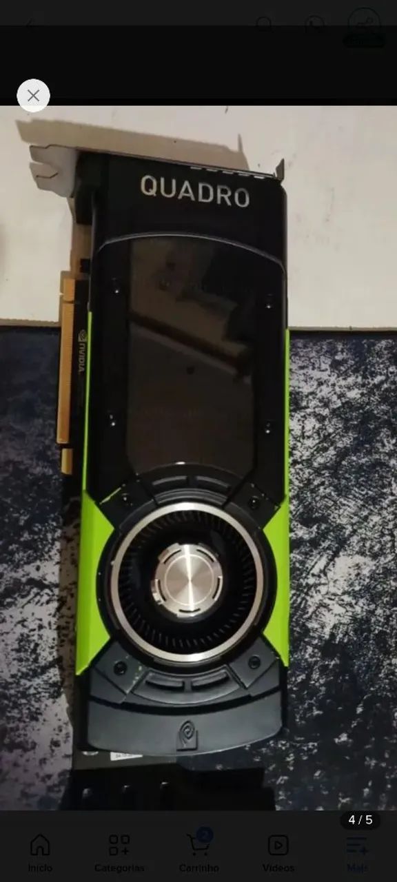 Placa de vídeo Nvidia Quadro P6000 - Foto 2