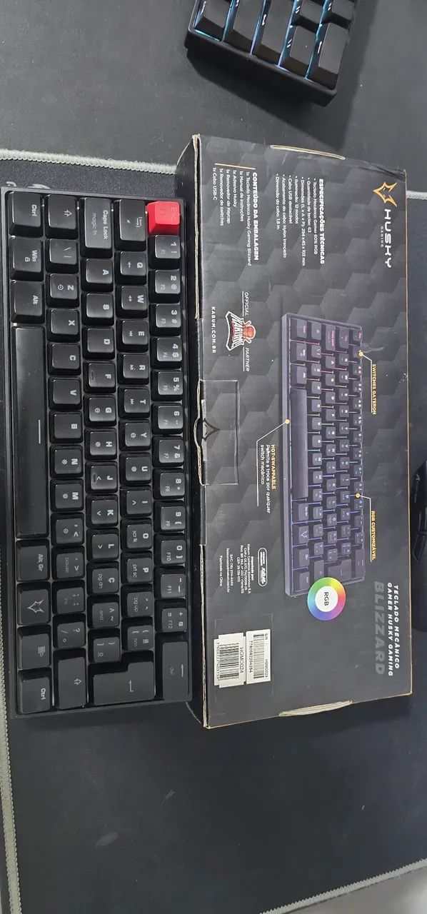 Teclado mecânico husky blizzard  - Foto 2