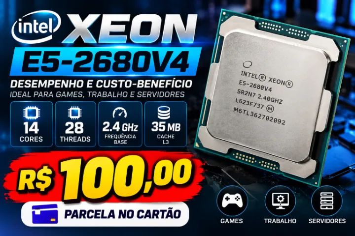 Processador intel Xeon E5-2680 V4 - Foto 4