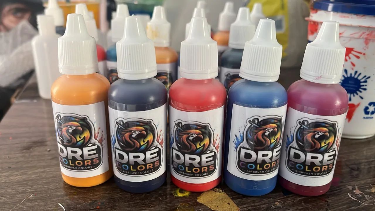 DRÉ colors Tintas para aerografo e modelismo é impressão 3D - Foto 4