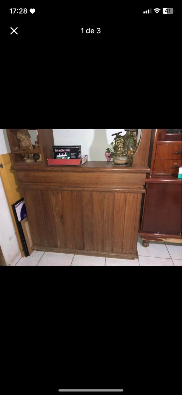 Vende-se bar de madeira pura antigo - Foto 2